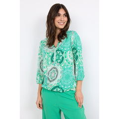 Soya ConceptSoya Concept Felicity AOP 418 BlouseTopsGreen 7315c - Blue Water Clothing