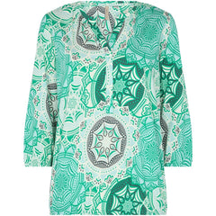 Soya ConceptSoya Concept Felicity AOP 418 BlouseTopsGreen 7315c - Blue Water Clothing