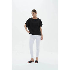 Tirelli Angled Seam Top - Blue Water Clothing