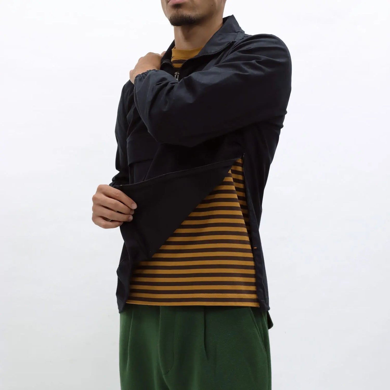 Umi Waxed Cagoule Black - Blue Water Clothing