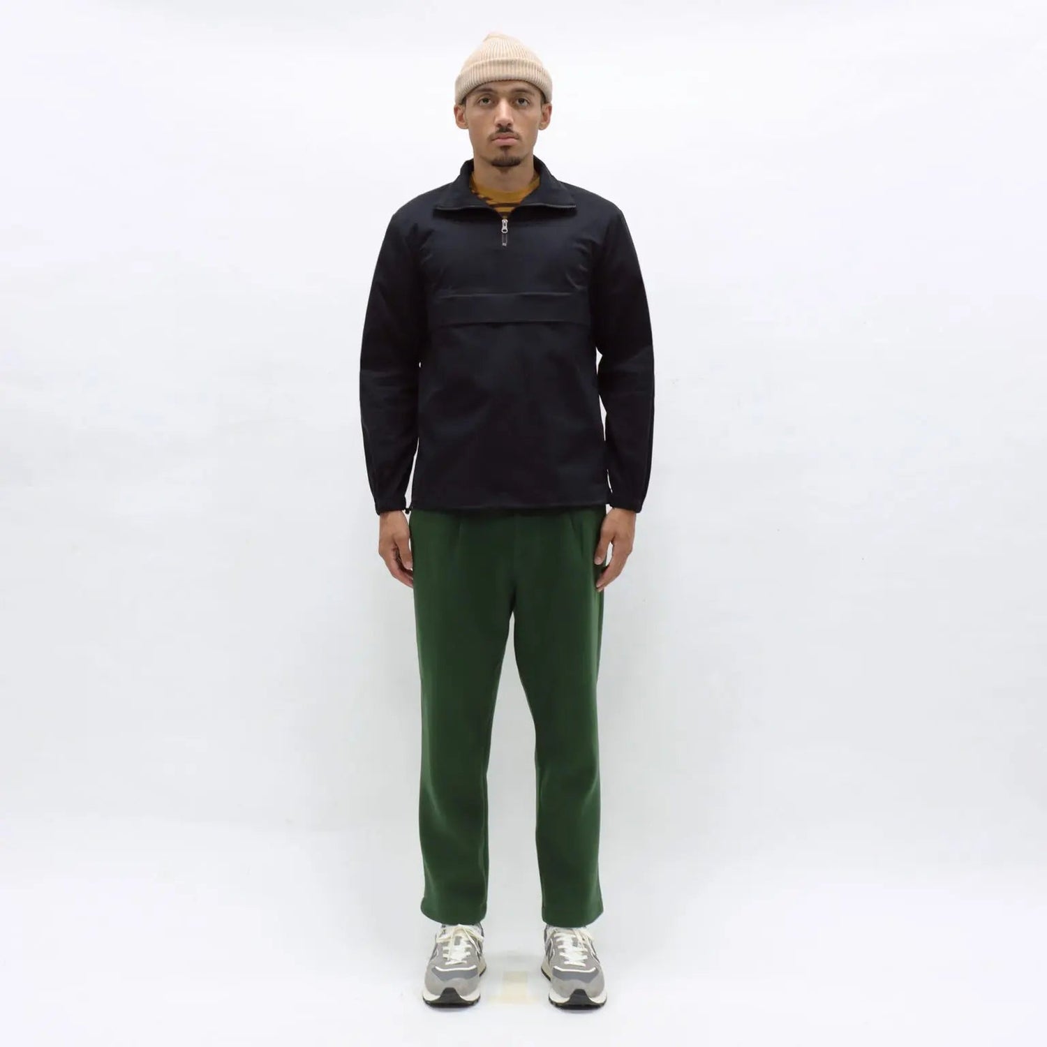 Umi Waxed Cagoule Black - Blue Water Clothing